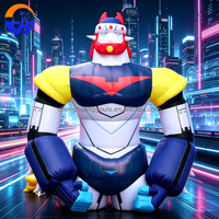 Nuevos Inflables Publicitarios Personalizados 2026, Modelo de Robot Transformers Inflable con IA para Decoración de Centros Comerciales, con Soplador