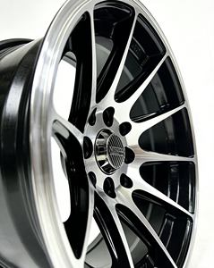 Nouvelles jantes en alliage d'aluminium forgé style Work Emotion ZR10, 17/18 pouces, 5x120/5x113/5x112, multi-branches, finition noire polie, ajustement universel - Product Image 2