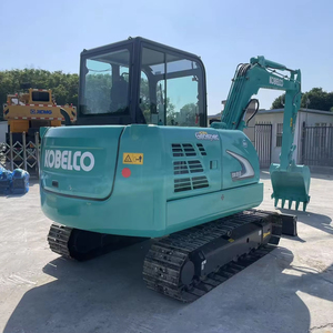 מחפרון משומש איכותי קובלקו <span class=keywords><strong>SK60</strong></span> מחפרי זחל 6 טון מיני מחפרונים משומשים מנוע מקורי - Product Image 1