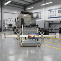 Équipement professionnel d'alignement 3D des roues pour camions lourds – Machine d'alignement 4 roues haute technologie – Outil de mesure pour atelier – Certifié CE