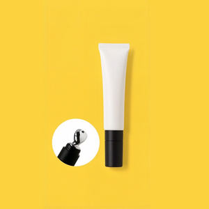 Tube en plastique mat de 15g/15ml avec applicateur à capuchon à vis en alliage de zinc pour gloss à lèvres de luxe, impression offset/sérigraphie - Product Image 5