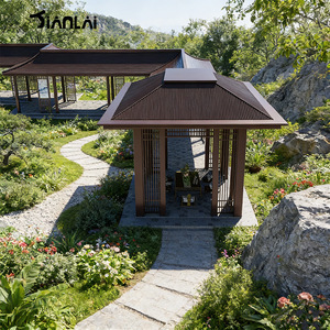 Ingeniería municipal, bienes raíces, pérgolas de jardín, pasillos cubiertos, pabellones de paisajismo, cenadores, pasillos exteriores - Product Image 4