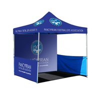 Tentes Soleil pour Événements, Auvent Personnalisé, Tentes d'Événement Extérieures, Petite Tente Pliante Pop-up 1,5x1,5m de Haute Qualité pour Salons Professionnels, Imperméable