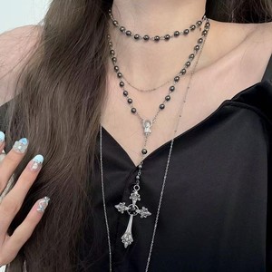 Y2K nặng chữ thập Mặt dây chuyền vòng cổ cyberpunk Grunge Gothic subculture đồ trang sức Indie baddie thẩm mỹ tiktok thời trang - Product Image 2