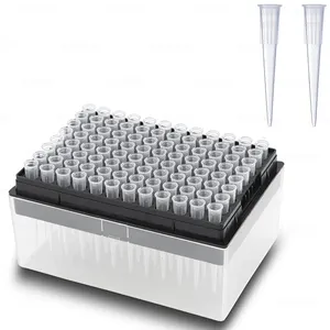 Medical Laboratory supplies High Quality pp sterile transparent 10ul Filter Pipet Tips Box