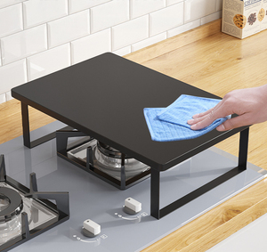 Soporte para Cocina de Inducción, Cubierta para Estufa de Gas, Soporte para Platos, Estante, Protector, Deflector Impermeable, Duradero, de Hierro - Product Image 6