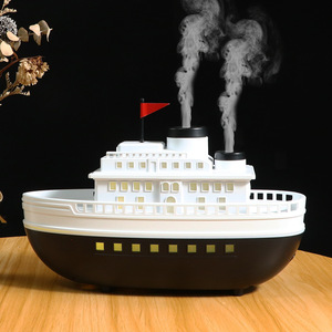 300ml Ship Design New Arrival Ultrasonic Cool Mist USB Humidifier with LED Light Essential <b>Oil</b> Aromatherapy <b>Diffuser</b> - Product Image 2