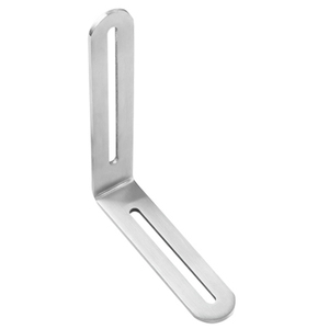 Support d'angle en acier inoxydable pur, 90 degrés, pièce de connexion réglable à angle droit avec trou allongé - Product Image 5