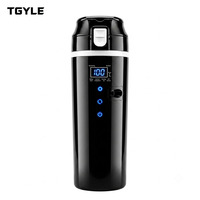 Nouvelle tasse thermique populaire pour voiture, chauffage électrique 12V avec doublure en acier inoxydable pour kits intérieurs et utilisation en voiture