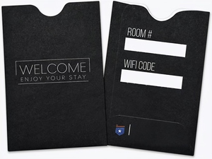 Tùy chỉnh in khách sạn thẻ chìa khóa phong bì dày chủ thẻ giấy để chào đón khách phù hợp với thẻ phòng tiêu chuẩn - Product Image 4