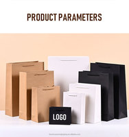 Sacs cadeaux en papier d'art de luxe, impression de logo doré personnalisée, matériaux recyclés, couleur et taille personnalisées pour l'emballage de bijoux, de vêtements et de chaussures