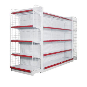 Étagères de supermarché gondoles colorées sur mesure, présentoirs simple ou double face, présentoirs pour pharmacies et magasins de proximité - Product Image 5