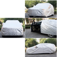 Housse de voiture en film d'aluminium, protection UV, isolation thermique, imperméable, anti-rayures, housse de voiture quatre saisons, usage général