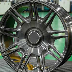 Rines Forjados de Repuesto con Diseño Multirradio, Acabado Personalizado en Negro Brillante, 5x112 5x120 5x127 5x130 5x139.7, Aptos para Sedanes Premium y <span class=keywords><strong>SUV</strong></span> de Lujo - Product Image 1