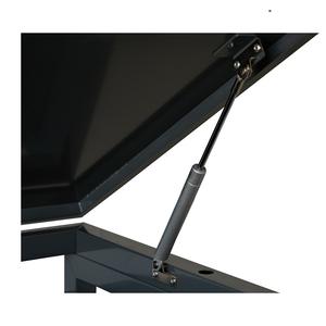 Daur ulang penyimpanan tempat sampah baja tergalvanis ganda Shed menyembunyikan tempat sampah dapat menutupi baja wadah limbah roda luar ruangan - Product Image 5