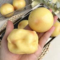 Jouet à presser en silicone en forme de pomme de terre, moelleux et craquant, rempli de billes, à remontée lente, fait main, pour ASMR, idéal comme cadeau