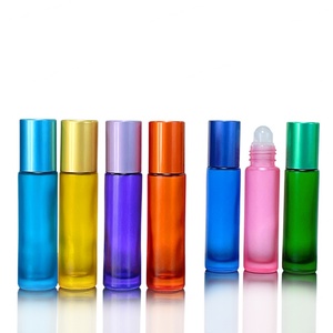 Botella de Perfume de Vidrio Esmerilado Mate de 5 ml y 10 ml, Botella con Rodillo para Aceites Esenciales - Product Image 5