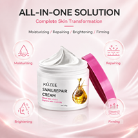 Crème Visage au Mucus d'Escargot Prix de Gros Acide Hyaluronique Collagène Hydratation Profonde Réparatrice Anti-Âge Raffermissante Éclaircissante Taches Brunes