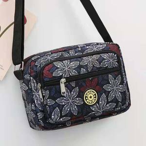 Bolso <span class=keywords><strong>de</strong></span> <span class=keywords><strong>tela</strong></span> <span class=keywords><strong>de</strong></span> nailon para mujer, bolsa <span class=keywords><strong>de</strong></span> <span class=keywords><strong>tela</strong></span> floral, informal, diagonal, multicapa, para teléfono móvil - Product Image 4