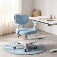 Chaise d'étude ergonomique pliable pour enfants CARLFORD avec repose-pieds et hauteur réglable, dotée de dispositifs de sécurité pour une utilisation à la maison ou au bureau