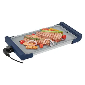 34*23cm Multifuncional chapa elétrica com placa de cozinha antiaderente removível