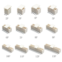 Connecteurs à broches horizontaux et verticaux, pas de 1,0/1,25/1,5/2,0/2,5 mm, connecteur wafer pour carte à carte
