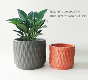 Vaso in gres nordico personalizzato <span class=keywords><strong>con</strong></span> finitura smaltata nuovo a buon mercato giardino esterno decorativo per interni e succulenta per casa vaso di fiori decorazione - Product Image 3
