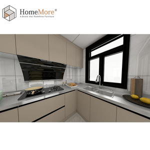 Meubles de <span class=keywords><strong>cuisine</strong></span> en acier inoxydable HomeMore, durables, écologiques, avec conception CAO automatisée, vente en gros - Product Image 1