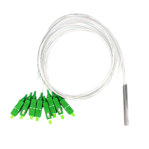 Divisor Óptico PLC OEM, Mini Divisor PLC con Tubo de Acero, Acoplador PLC, Conector SC/APC SC/U/PC 1x4 1x8 para FTTH - Product Image 1