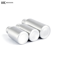 Bouteille en aluminium avec bouchon à vis anti-fuite de 40 ml, 50 ml, 100 ml, 120 ml, 150 ml, 200 ml, 250 ml pour l'emballage de liquides cosmétiques