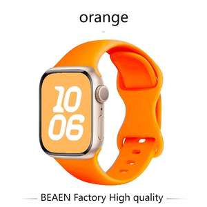 سوار سيليكون لساعة أبل Series 6 SE 5 4 3، حزام رياضي لساعة IWatch، تصميم جديد وعصري بإبزيم للمعصم، 38 40 42 44 مم - Product Image 2