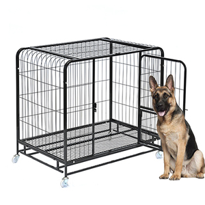 Jaulas para perros de tubo cuadrado de Metal duradero al por mayor, perrera plegable resistente para perros, casas transpirables para perros grandes - Product Image 4