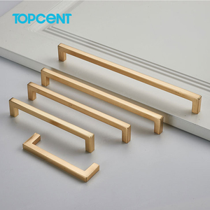 Topcent 128mm đen hiện đại kéo tủ xử lý bền Kẽm hợp kim t Bar cho tủ bếp và ngăn kéo sử dụng - Product Image 4