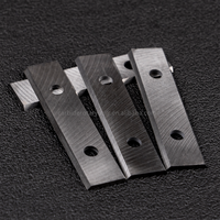 Plaquettes de coupe en carbure de tungstène pour le travail du bois 50x12x2.5mm Grades ISO Personnalisables OEM pour tournage du bois, décapage de rouille en chantier naval