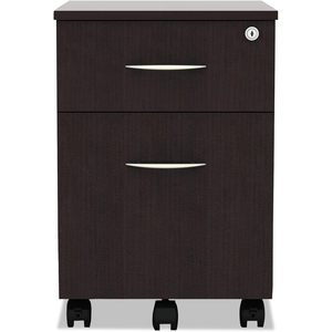 Alera Valencia Series Espresso Mobile B/F Pedestal 15 7/8w X 19 1/8d X 22 7/8h Matériau en bois - Product Image 2