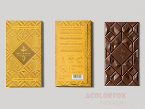 In ăn được nấm sô cô la thanh bao bì hộp tráng giấy sô cô la thanh bao bì hộp - Product Image 5