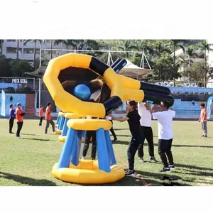 Jeu de sport interactif raquette de tennis jeu de course construction d'équipe gonflable intéressante coopération en équipe raquette de tennis gonflable - Product Image 5