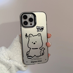 เคสโทรศัพท์สำหรับ <span class=keywords><strong>iPhone</strong></span> 16 15 14 13 12 PRO MAX <span class=keywords><strong>ปากกา</strong></span>ทาสีเคลือบสีเงิน - Product Image 1
