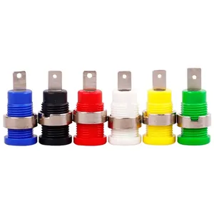 उच्च वर्तमान 4 मिमी केला जैक सॉकेट महिला एडाप्टर कनेक्टर सुरक्षित पीतल 4 मिमी केला सॉकेट - Product Image 4