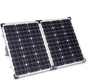 Kamp ve araba kullanımı taşınabilir katlanabilir güneş panelleri şarj cihazı 120W 10A kompakt güneş jeneratör güneş paneli katlanır bavul