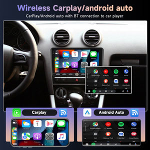 Hikity 9 pulgadas Android Car Radio para Audi A3 2003-2013 Car Stereo 4 + 64G 2 Din Wireless CarPlay/Android Auto GPS WIFI <span class=keywords><strong>Piano</strong></span> Key - Product Image 2