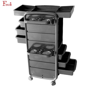 Carrello Professionale da Salone con 7 Cassetti, Design Pieghevole, Ruote Silenziose per Estetica - Product Image 6