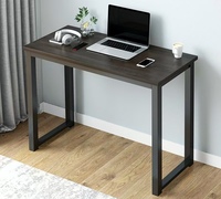 Ventes directes d'usine Bureau d'ordinateur simple moderne Table d'étude d'écriture en bois Support d'ordinateur portable à domicile Table d'étude de bureau d'ordinateur