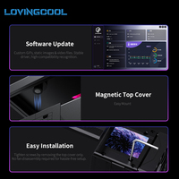 LOVINGCOOL Nouveau Refroidisseur d'Air pour CPU 270W, Conception Anti-Blocage DDR, Radiateur de Boîtier PC Gaming à 6 Caloducs avec Écran d'Affichage