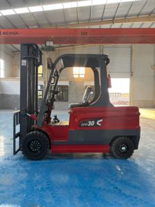 Carretilla elevadora 3M 3,5 M 4M apilador eléctrico 1,2 T 1,5 T 3300lbs apilador carretilla elevadora con CE Straddle Stacker batería de litio almacén - Product Image 2