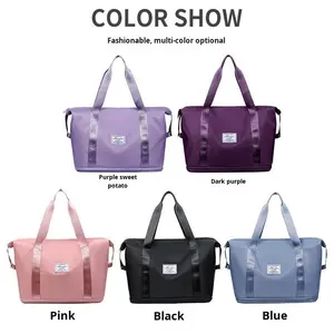 Marka yeni Modern kare su geçirmez çift katmanlı % 100% pamuk vakum sıkıştırılmış katlanabilir bagaj seyahat çantası ekstra büyük depolama - Product Image 5