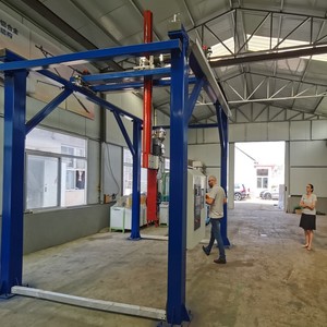 Braço robótico do fardo automático durável do pórtico com itinerários múltiplos personalizados para a carga do pórtico do Woodworking - Product Image 3