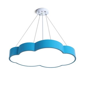 Lampadari a LED a Forma di <span class=keywords><strong>Nuvola</strong></span>, Illuminazione Creativa per Hotel, Centri Commerciali, Asili e Aule Scolastiche, Lampada Sospesa in Ferro Bianco - Product Image 4