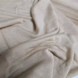40s 100g Jersey simple en bambou léger pour les femmes Tissu de doublure de sous-vêtements Jacquard <span class=keywords><strong>sexy</strong></span> en tricot transparent écologique - Product Image 1