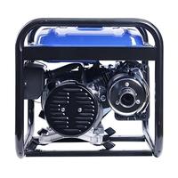 Générateur d'essence portable 5500W 220V 380V 50Hz à démarrage électrique, châssis ouvert, AVR, alimenté au gaz pour l'alimentation de secours à domicile et à la ferme